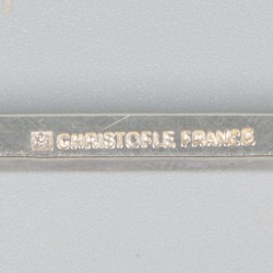 Christofle druivenschaar (Sabattini Lino), verzilverd.