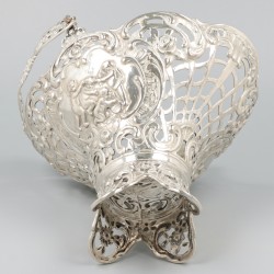 Delicatessemand met hengsel, zilver.
