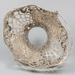 Delicatessemand met hengsel, zilver.