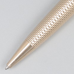 MontBlanc Meisterstuck Solitaire Geometry Champagne ballpoint pen.