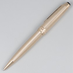 MontBlanc Meisterstuck Solitaire Geometry Champagne ballpoint pen.