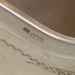 Suikerbak met schepje zilver.