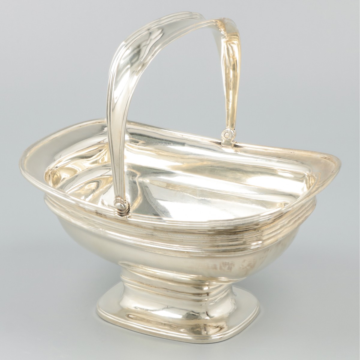 Suikerbak, Albertus Homan, Amsterdam 1829, zilver.