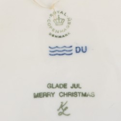 Een lot van (30) porseleinen kerst jaarbordjes. Royal Copenhagen, eind 20e eeuw.