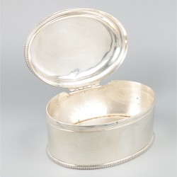 Koektrommel zilver.