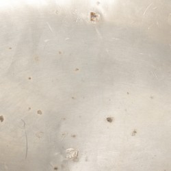 Koektrommel zilver.
