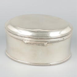 Koektrommel zilver.