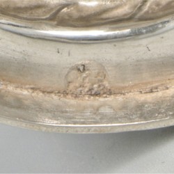 Koloniale beker zilver.