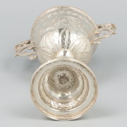 Koloniale beker zilver.