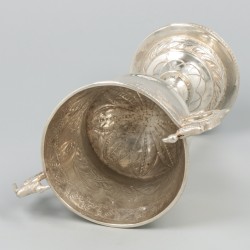 Koloniale beker zilver.