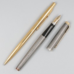 Parker vulpen & balpointpen, goud / zilver.