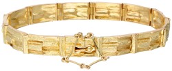 Lapponia 14K geelgouden 'Cascade' armband door Björn Weckström.