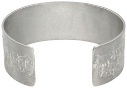 Sterling zilveren Lapponia / Kalevala 'Lapland Inspiro' cuff armband door Björn Weckström.