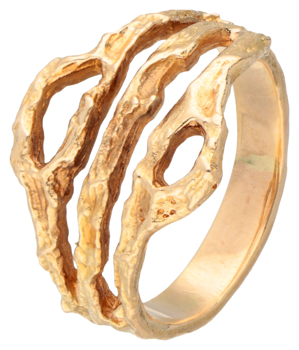 14 kt. Geelgouden Lapponia design ring.