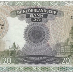 Nederland 20 gulden Bankbiljet Type 1939 Emma - Nagenoeg UNC.