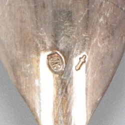 12-delige set theelepels zilver.
