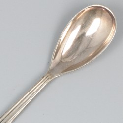 12-delige set theelepels zilver.