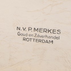 12-delige set theelepels zilver.