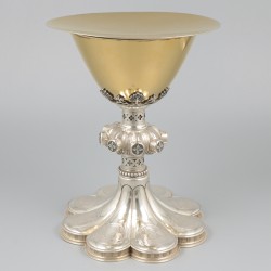 Zilveren miskelk met pateen, Jan Antoon Boermans, Venlo ca. 1855-60.