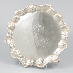 Zilveren cabaret, Richard Rugg I, Londen 1760.