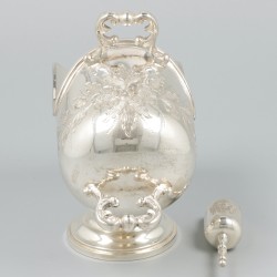Suikerbak met schep zilver.
