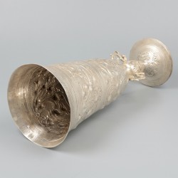 Sierkelk / gelegenheidsbeker (vroeg 19e eeuw) zilver.