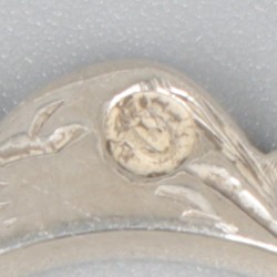 Saladetang (1854) zilver.
