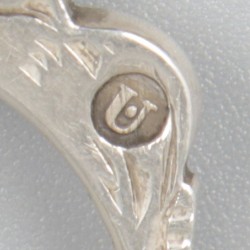 Saladetang (1854) zilver.
