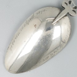 Gelegenheidslepel zilver.