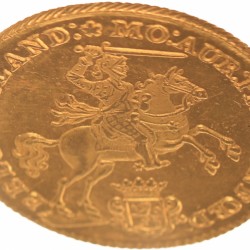 Gouden rijder van 14 gulden Holland 1760. FDC - (Proof(like)).