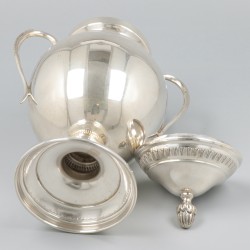 Suikerpot zilver.