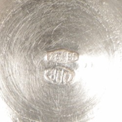 Suikerpot zilver.