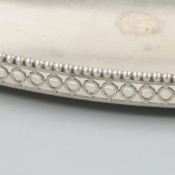 Dienblad zilver.