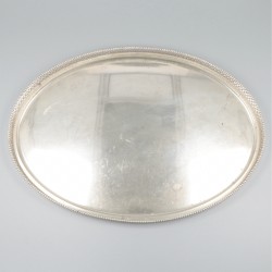 Dienblad zilver.