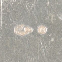 Dienblad zilver.