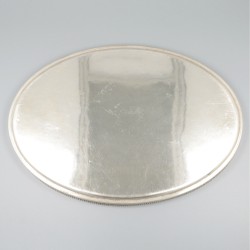 Dienblad zilver.