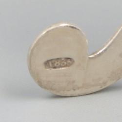 6-delige set messenleggers zilver.