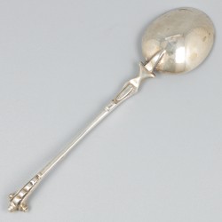 12-delige set theelepels zilver.