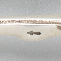 12-delige set theelepels zilver.