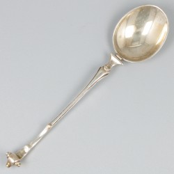 12-delige set theelepels zilver.