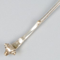 12-delige set theelepels zilver.