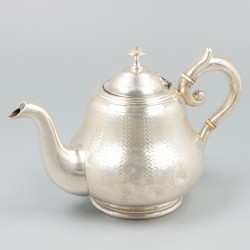 Theepot zilver.