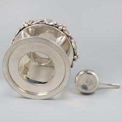 Komfoor zilver.