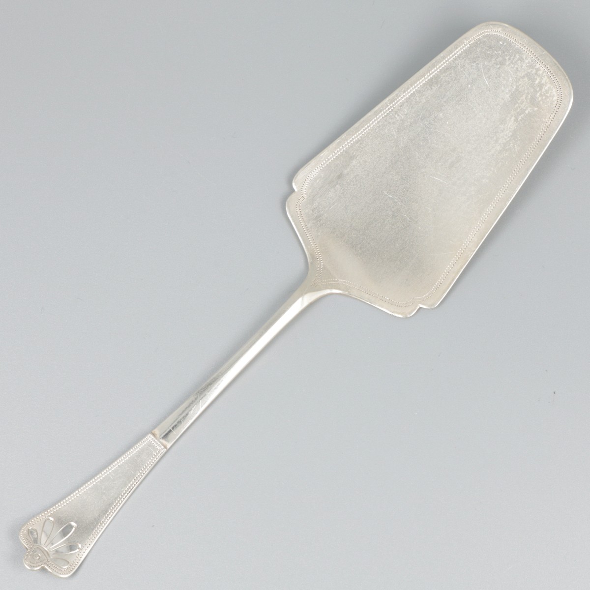 Patisserie-schep zilver.