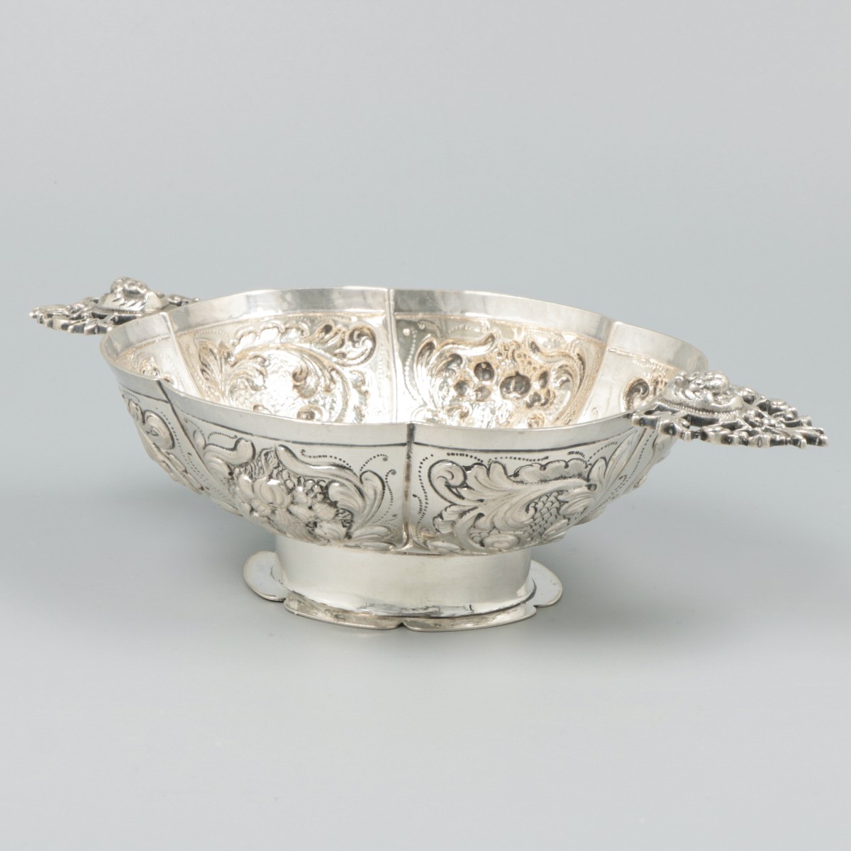 Brandewijnkom zilver.