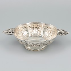 Brandewijnkom zilver.
