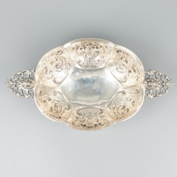 Brandewijnkom zilver.