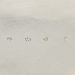 Bonbonmandje zilver.
