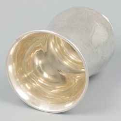 Lepelvaasje zilver.