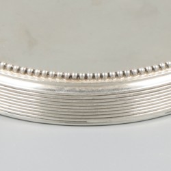 Flessenbak zilver.